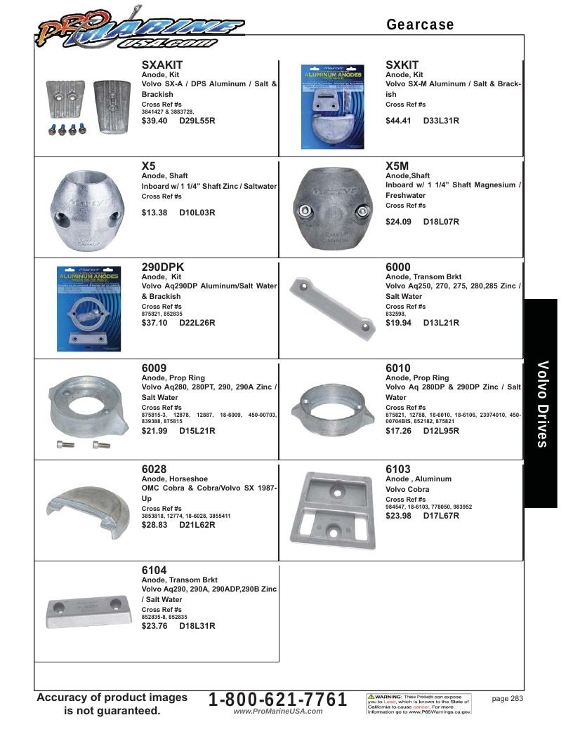Pro Marine USA Inboard and Sterndrive Parts Catalog Weekly Ad January 1 - December 31, 2026