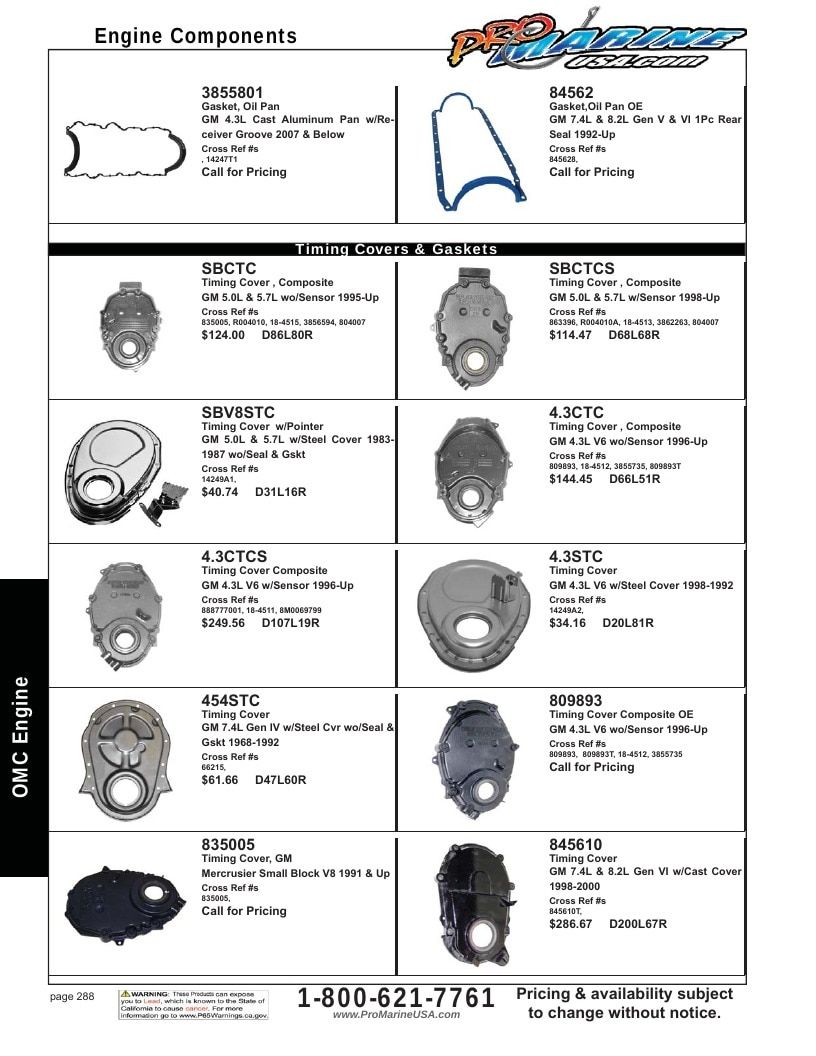 Pro Marine USA Inboard and Sterndrive Parts Catalog Weekly Ad January 1 - December 31, 2026