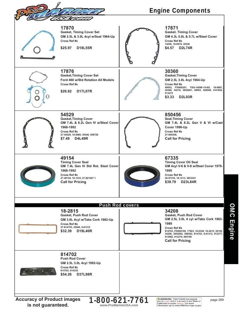 Pro Marine USA Inboard and Sterndrive Parts Catalog Weekly Ad January 1 - December 31, 2026