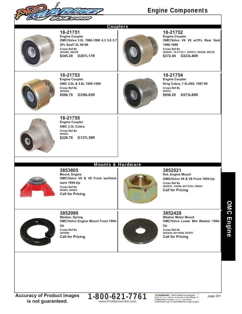 Pro Marine USA Inboard and Sterndrive Parts Catalog Weekly Ad January 1 - December 31, 2026