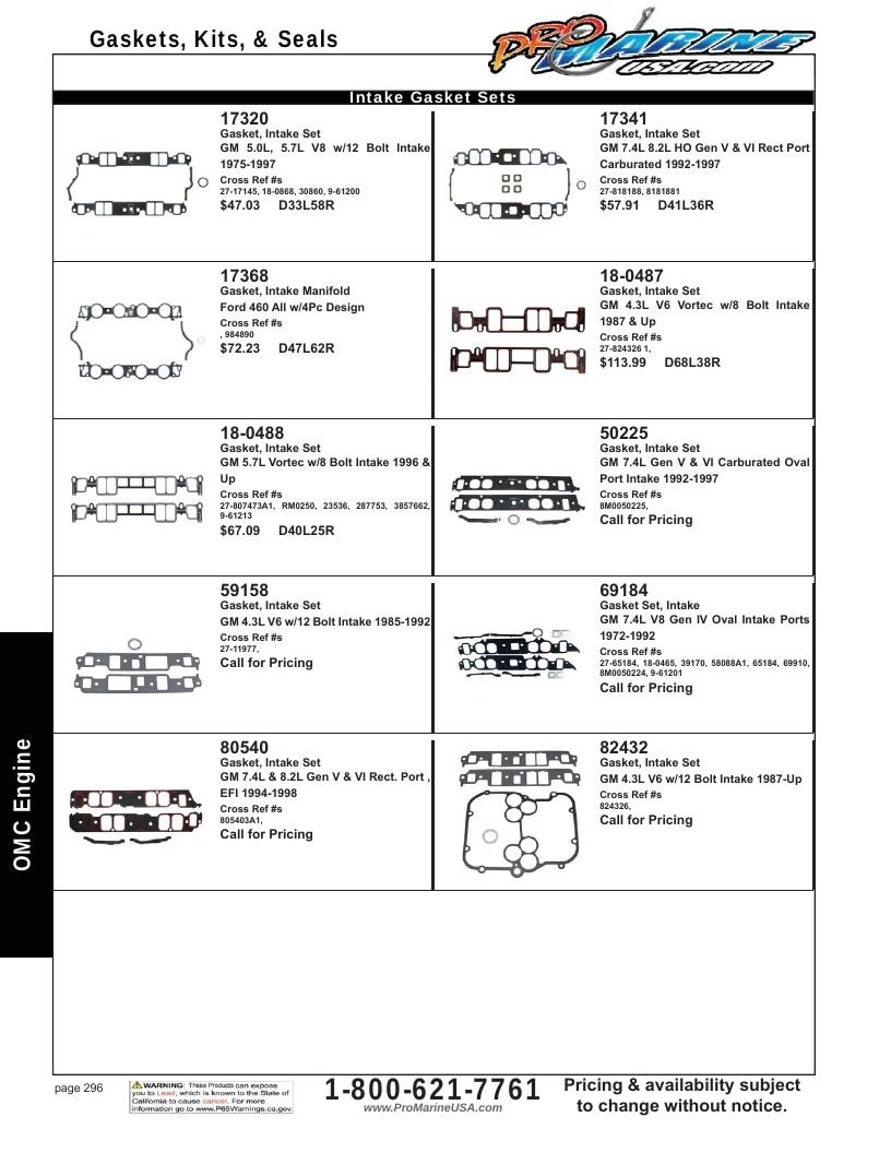 Pro Marine USA Inboard and Sterndrive Parts Catalog Weekly Ad January 1 - December 31, 2026