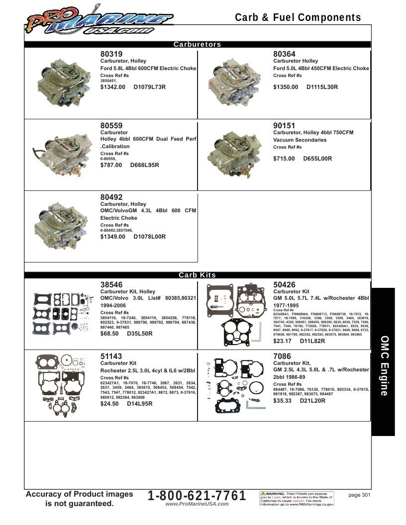 Pro Marine USA Inboard and Sterndrive Parts Catalog Weekly Ad January 1 - December 31, 2026