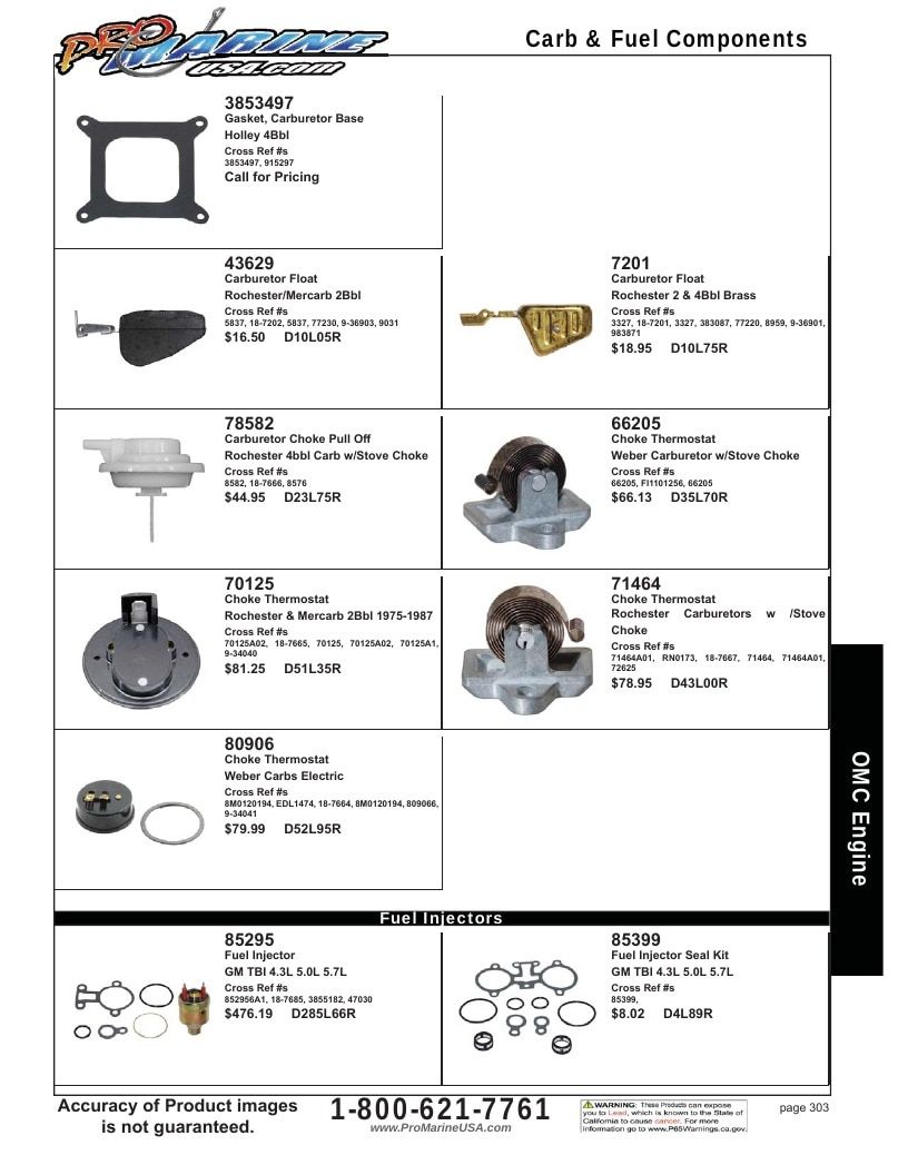 Pro Marine USA Inboard and Sterndrive Parts Catalog Weekly Ad January 1 - December 31, 2026