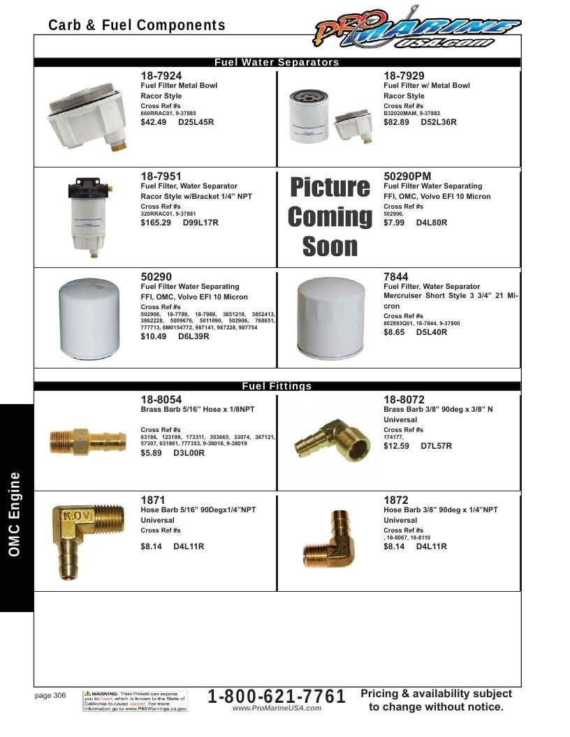 Pro Marine USA Inboard and Sterndrive Parts Catalog Weekly Ad January 1 - December 31, 2026