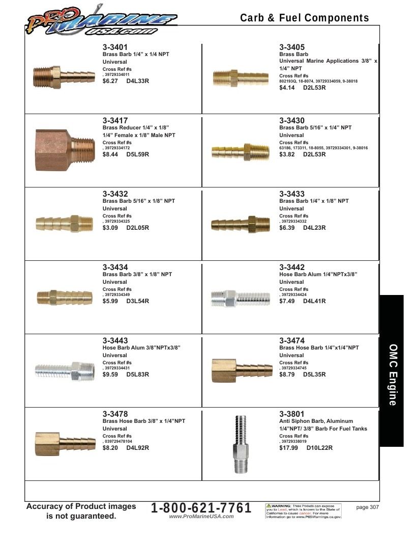 Pro Marine USA Inboard and Sterndrive Parts Catalog Weekly Ad January 1 - December 31, 2026