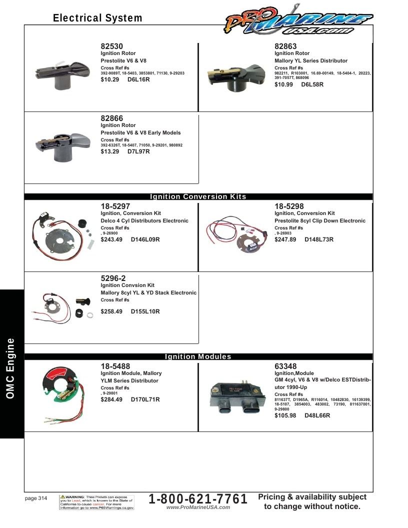Pro Marine USA Inboard and Sterndrive Parts Catalog Weekly Ad January 1 - December 31, 2026