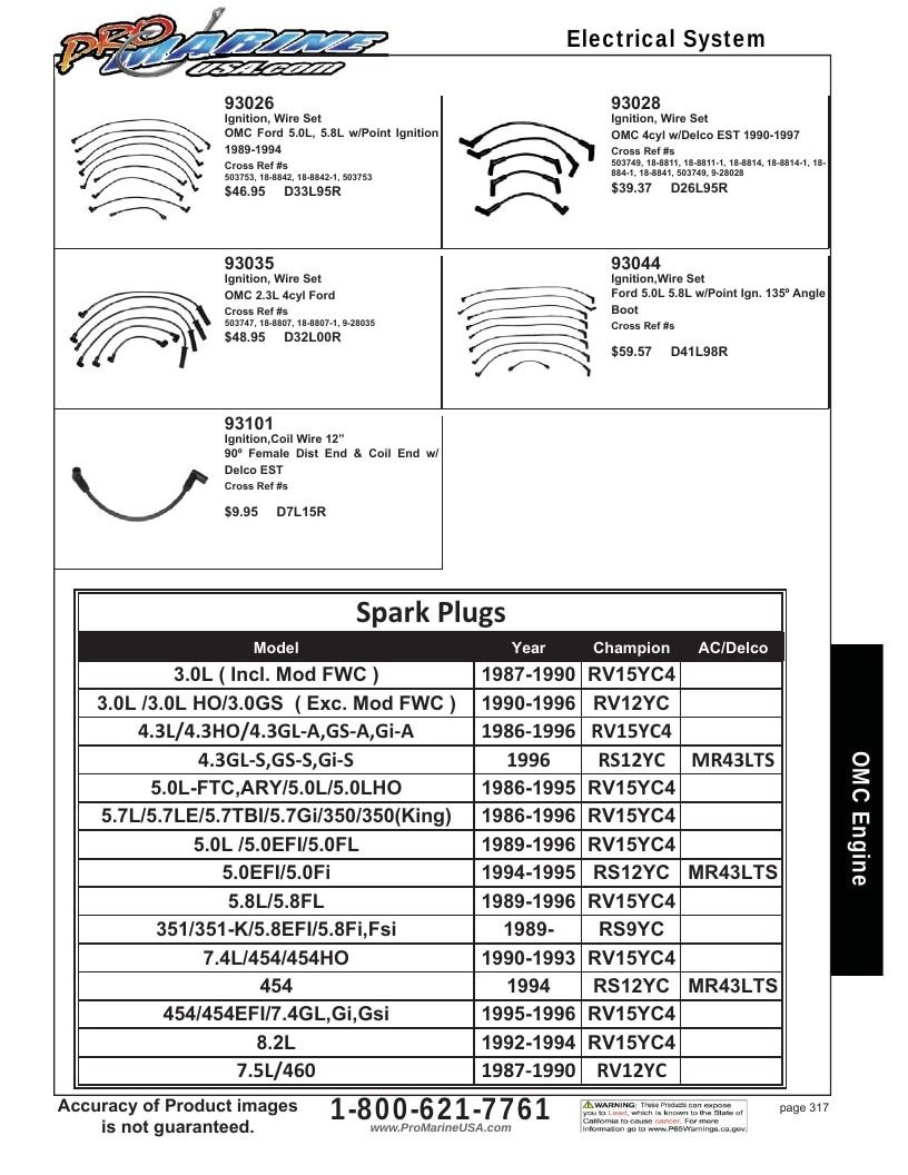 Pro Marine USA Inboard and Sterndrive Parts Catalog Weekly Ad January 1 - December 31, 2026