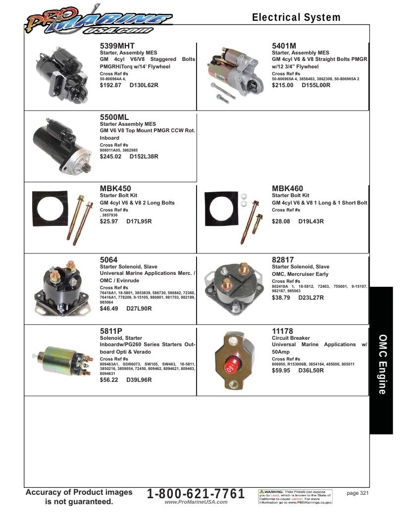 Pro Marine USA Inboard and Sterndrive Parts Catalog Weekly Ad January 1 - December 31, 2026