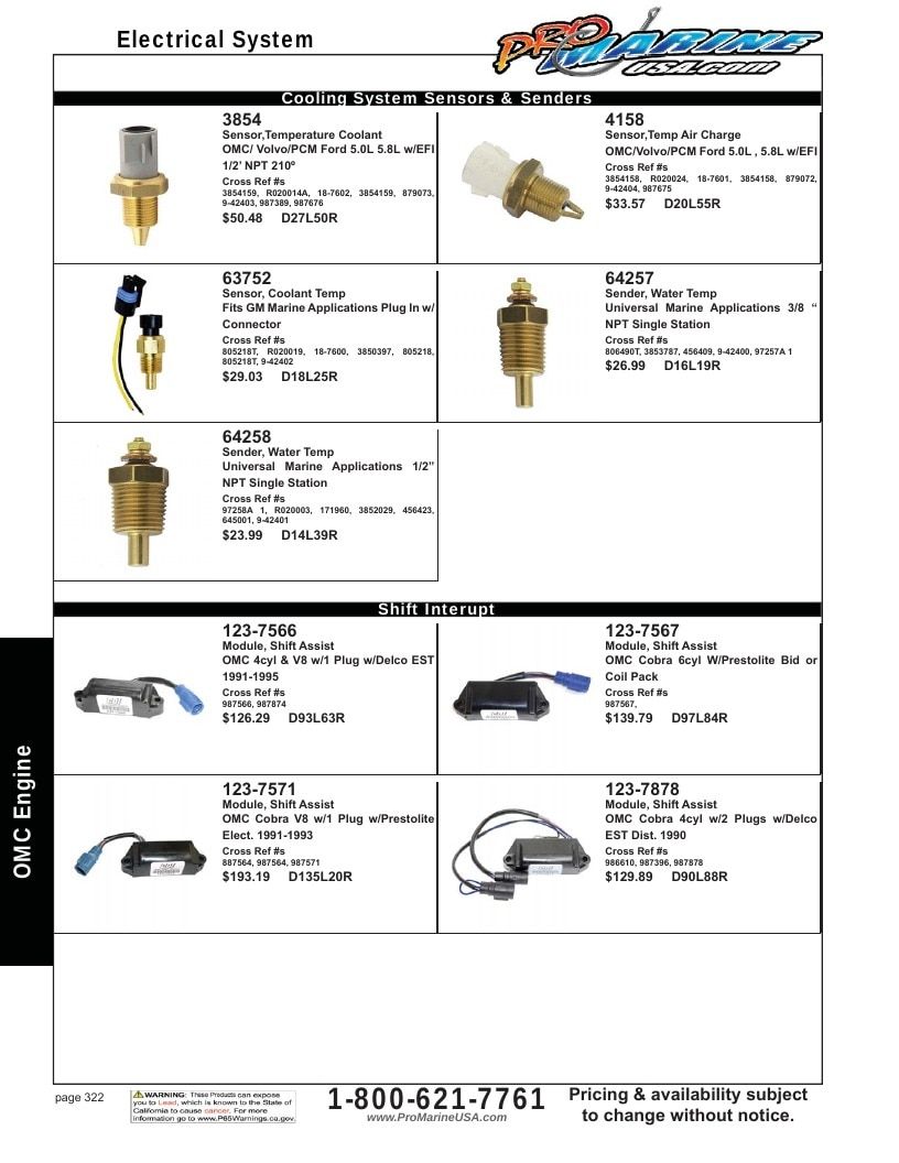 Pro Marine USA Inboard and Sterndrive Parts Catalog Weekly Ad January 1 - December 31, 2026