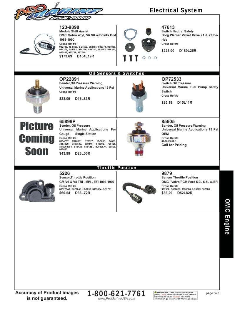 Pro Marine USA Inboard and Sterndrive Parts Catalog Weekly Ad January 1 - December 31, 2026