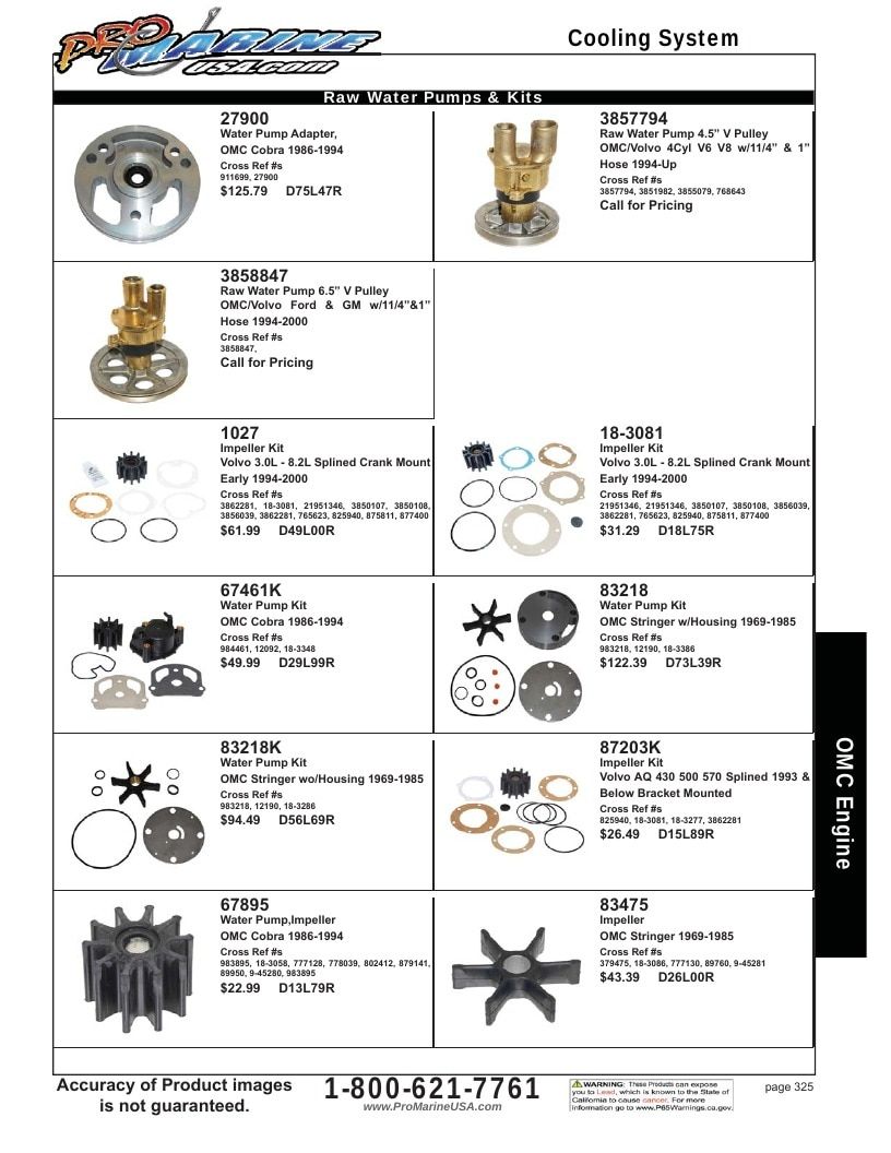 Pro Marine USA Inboard and Sterndrive Parts Catalog Weekly Ad January 1 - December 31, 2026