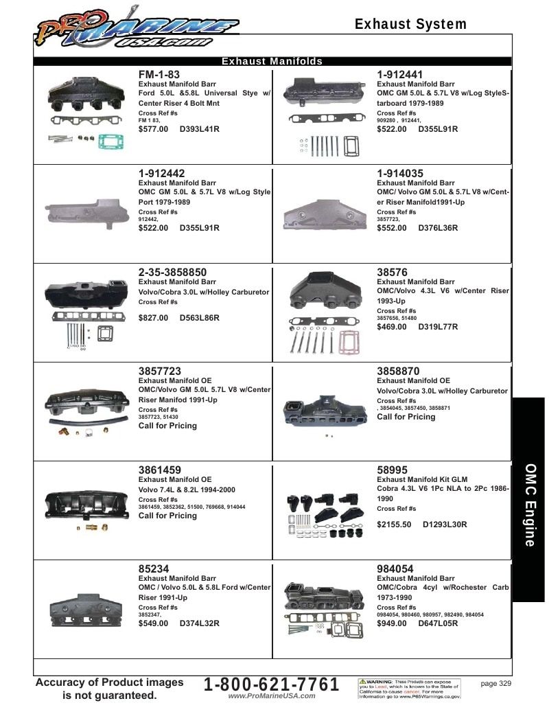 Pro Marine USA Inboard and Sterndrive Parts Catalog Weekly Ad January 1 - December 31, 2026