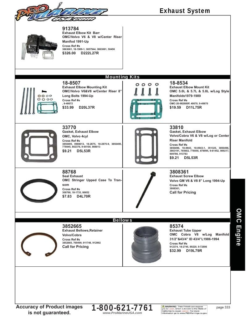Pro Marine USA Inboard and Sterndrive Parts Catalog Weekly Ad January 1 - December 31, 2026