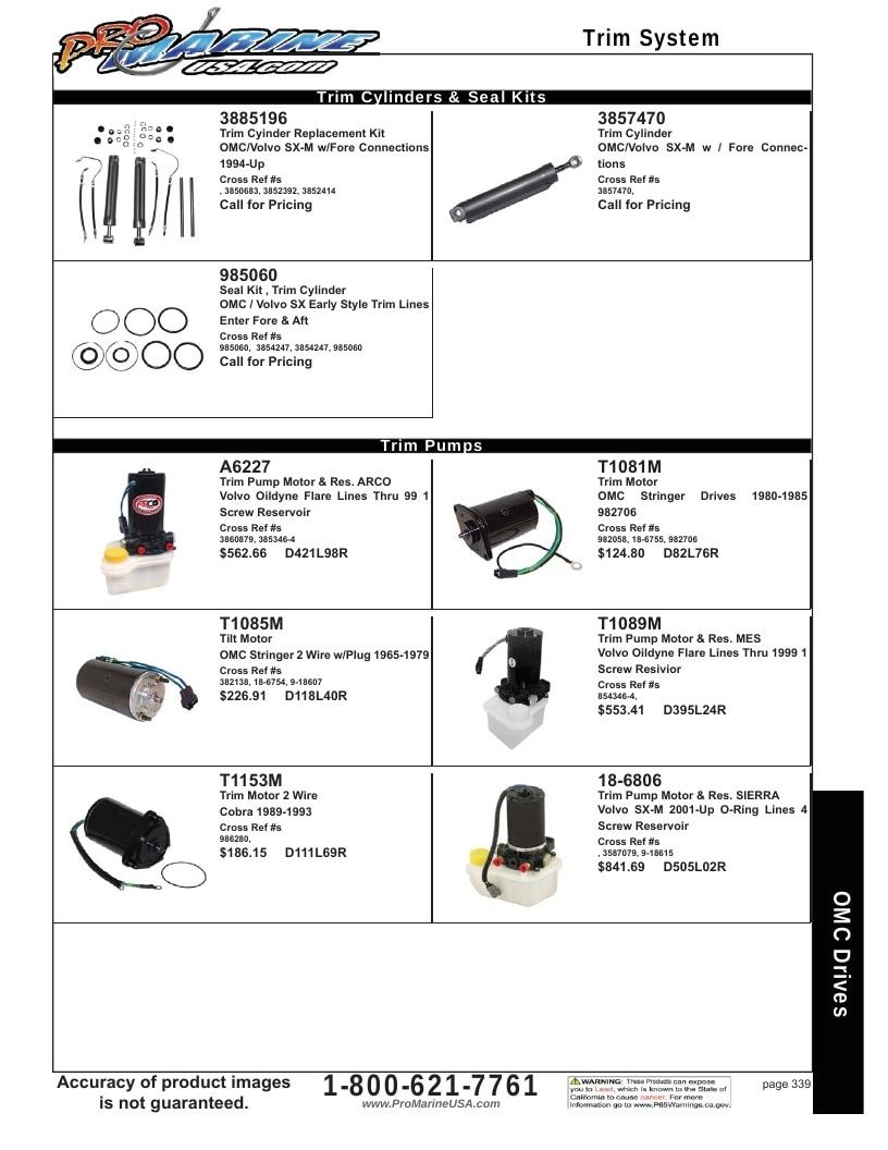 Pro Marine USA Inboard and Sterndrive Parts Catalog Weekly Ad January 1 - December 31, 2026