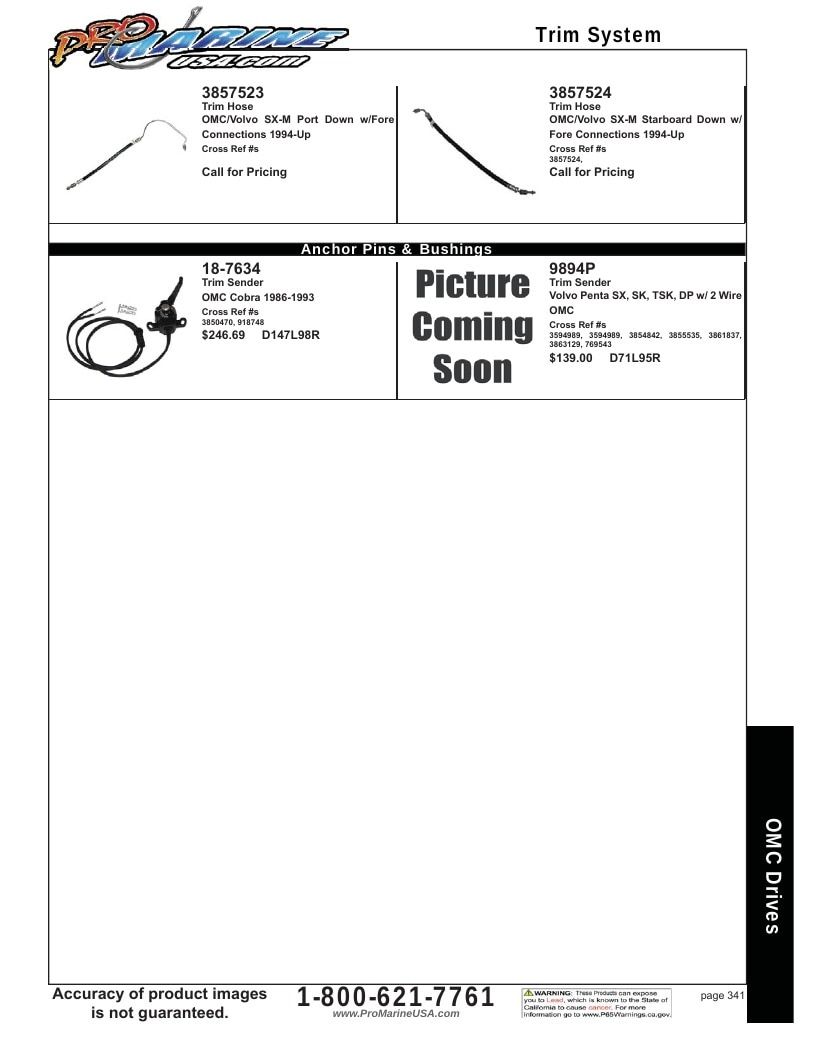 Pro Marine USA Inboard and Sterndrive Parts Catalog Weekly Ad January 1 - December 31, 2026