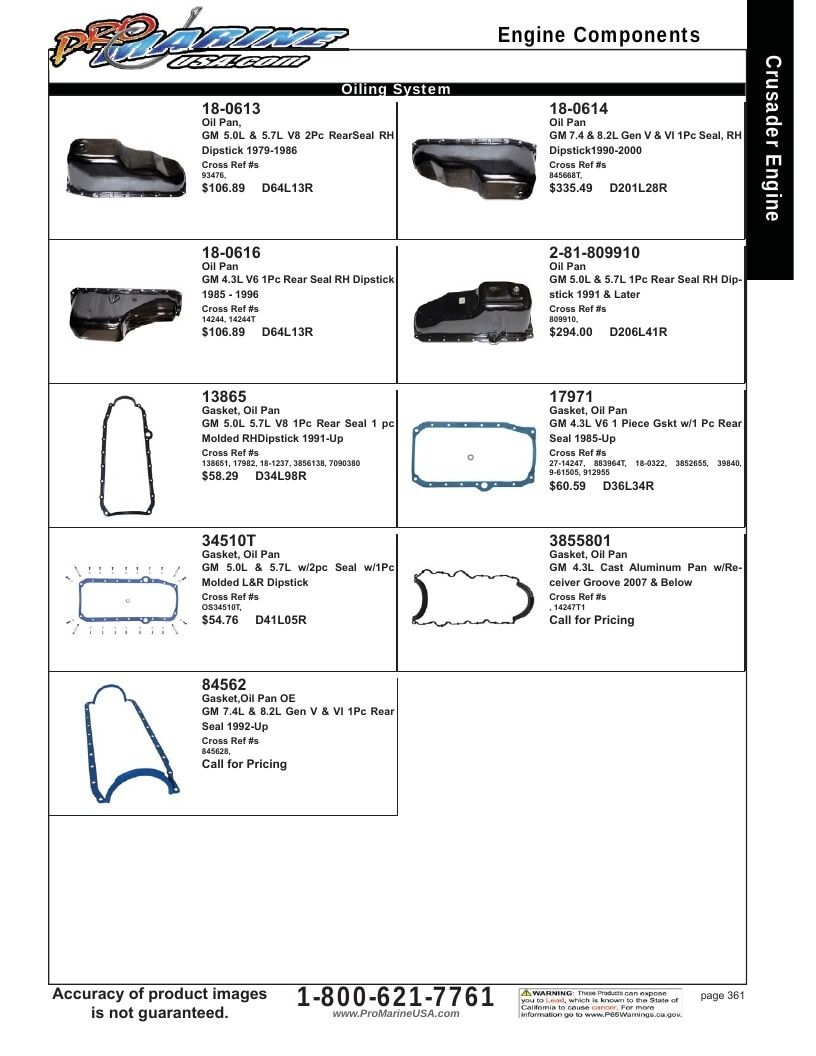 Pro Marine USA Inboard and Sterndrive Parts Catalog Weekly Ad January 1 - December 31, 2026