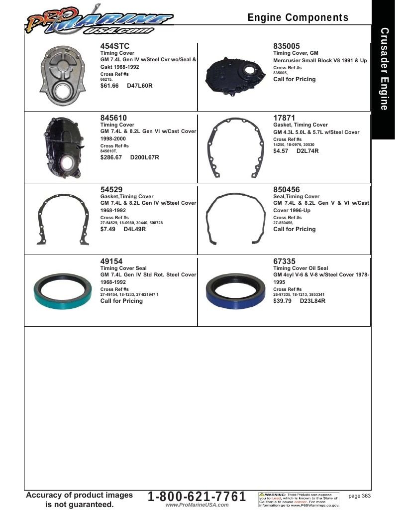 Pro Marine USA Inboard and Sterndrive Parts Catalog Weekly Ad January 1 - December 31, 2026