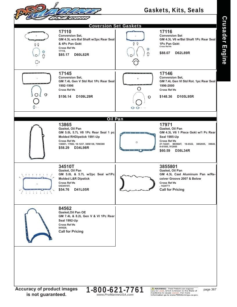Pro Marine USA Inboard and Sterndrive Parts Catalog Weekly Ad January 1 - December 31, 2026