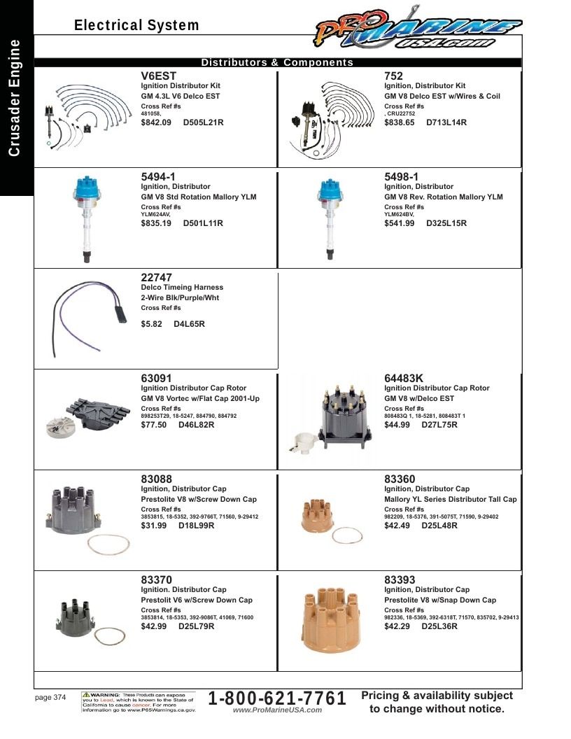 Pro Marine USA Inboard and Sterndrive Parts Catalog Weekly Ad January 1 - December 31, 2026