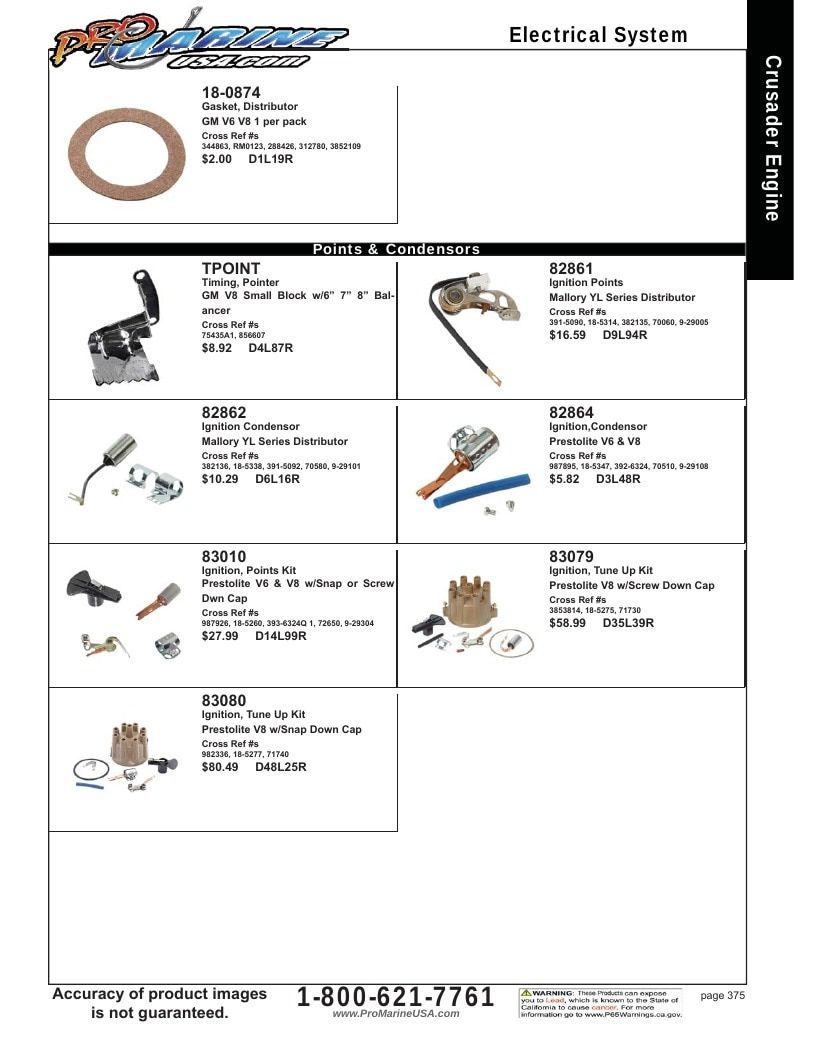 Pro Marine USA Inboard and Sterndrive Parts Catalog Weekly Ad January 1 - December 31, 2026