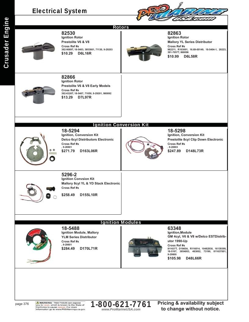 Pro Marine USA Inboard and Sterndrive Parts Catalog Weekly Ad January 1 - December 31, 2026