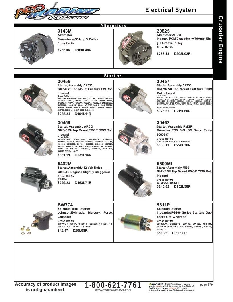 Pro Marine USA Inboard and Sterndrive Parts Catalog Weekly Ad January 1 - December 31, 2026
