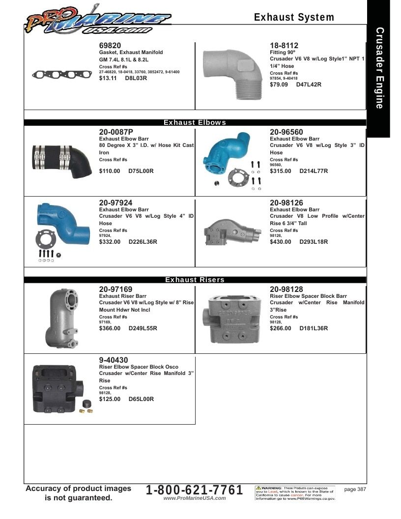Pro Marine USA Inboard and Sterndrive Parts Catalog Weekly Ad January 1 - December 31, 2026