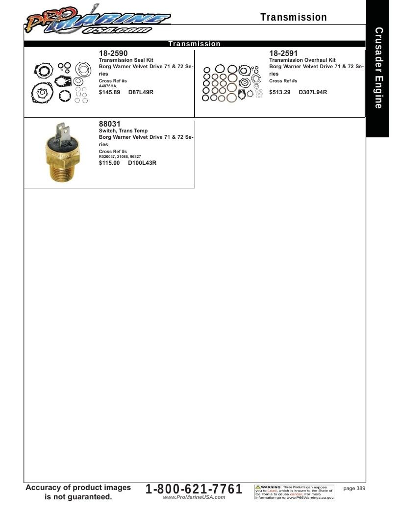 Pro Marine USA Inboard and Sterndrive Parts Catalog Weekly Ad January 1 - December 31, 2026