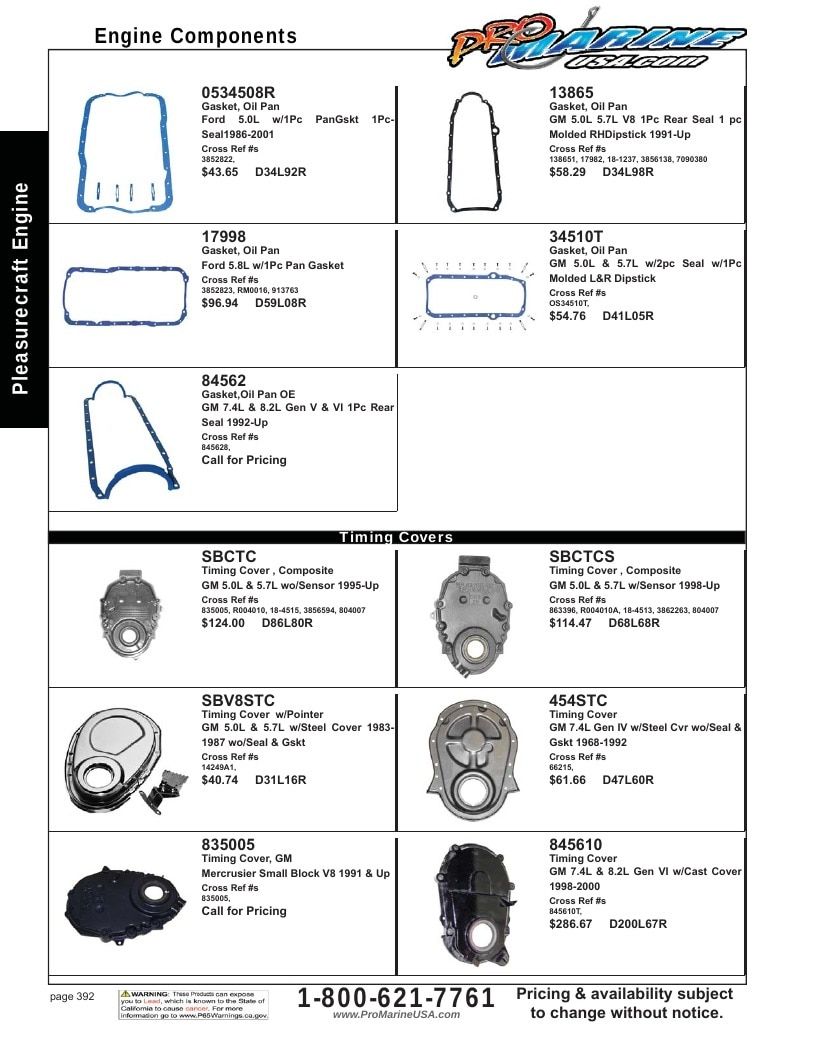 Pro Marine USA Inboard and Sterndrive Parts Catalog Weekly Ad January 1 - December 31, 2026