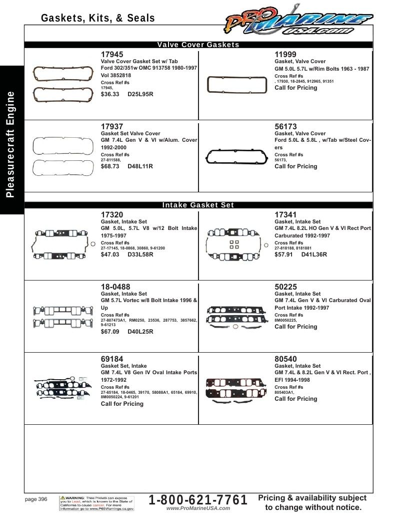 Pro Marine USA Inboard and Sterndrive Parts Catalog Weekly Ad January 1 - December 31, 2026