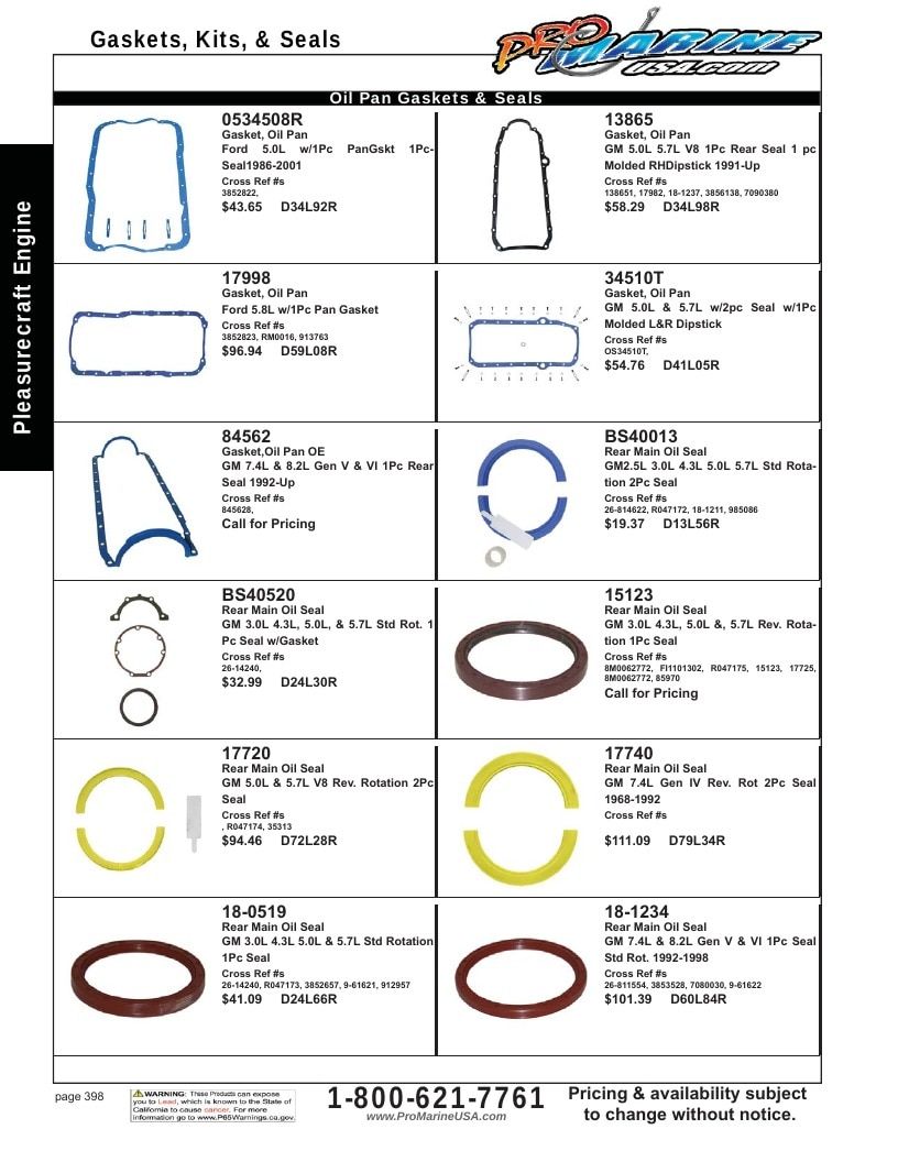 Pro Marine USA Inboard and Sterndrive Parts Catalog Weekly Ad January 1 - December 31, 2026