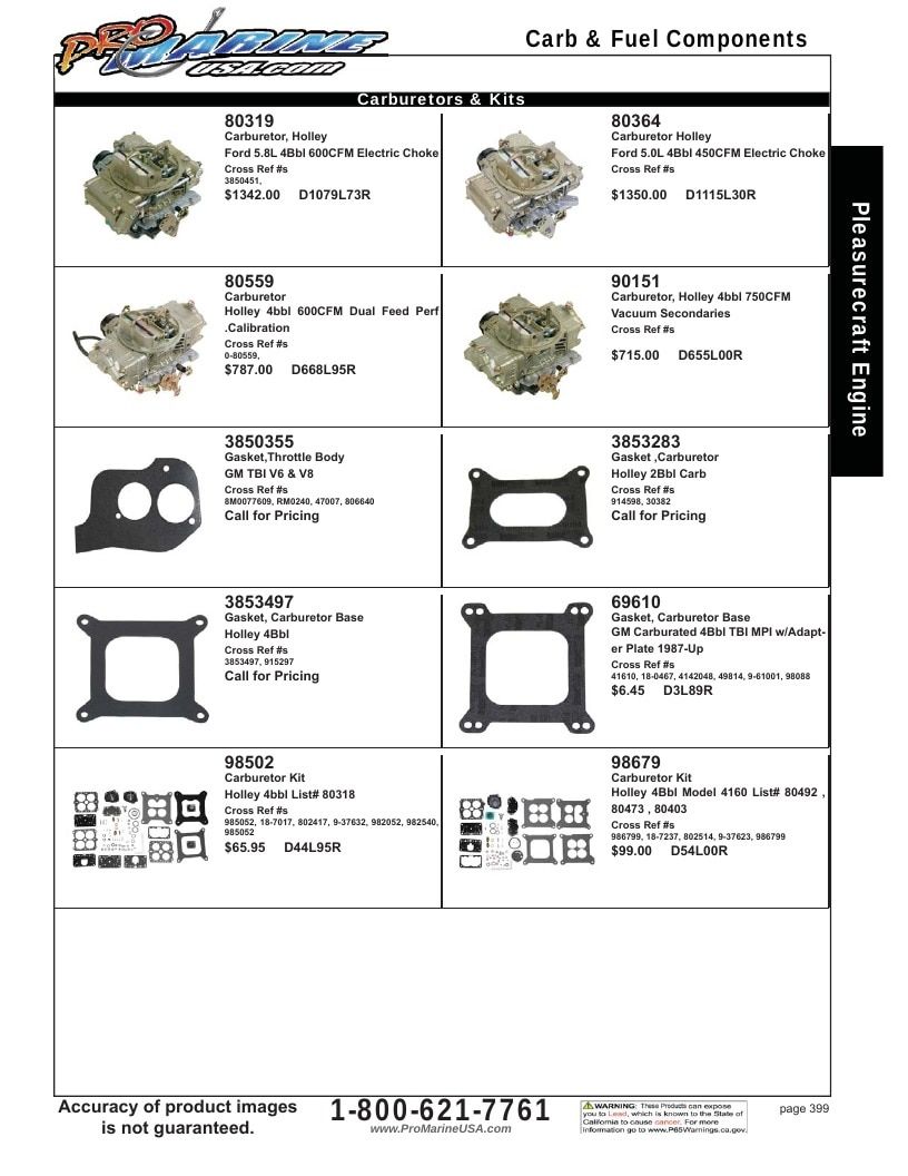 Pro Marine USA Inboard and Sterndrive Parts Catalog Weekly Ad January 1 - December 31, 2026