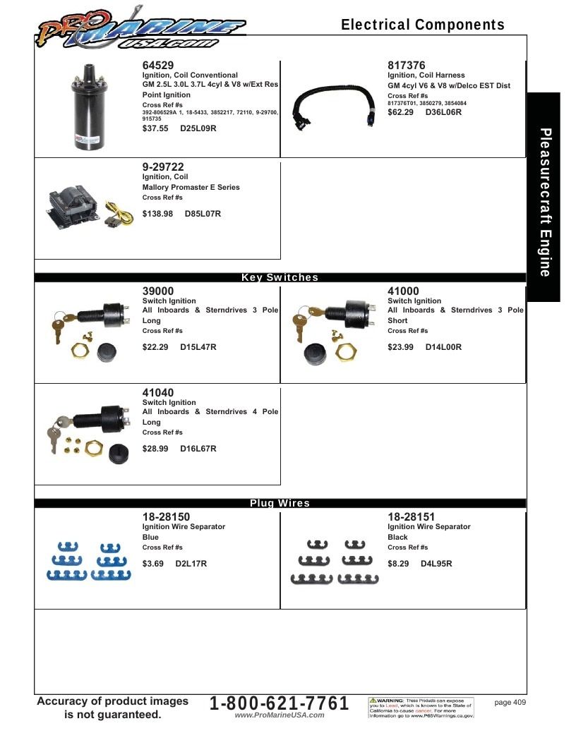 Pro Marine USA Inboard and Sterndrive Parts Catalog Weekly Ad January 1 - December 31, 2026