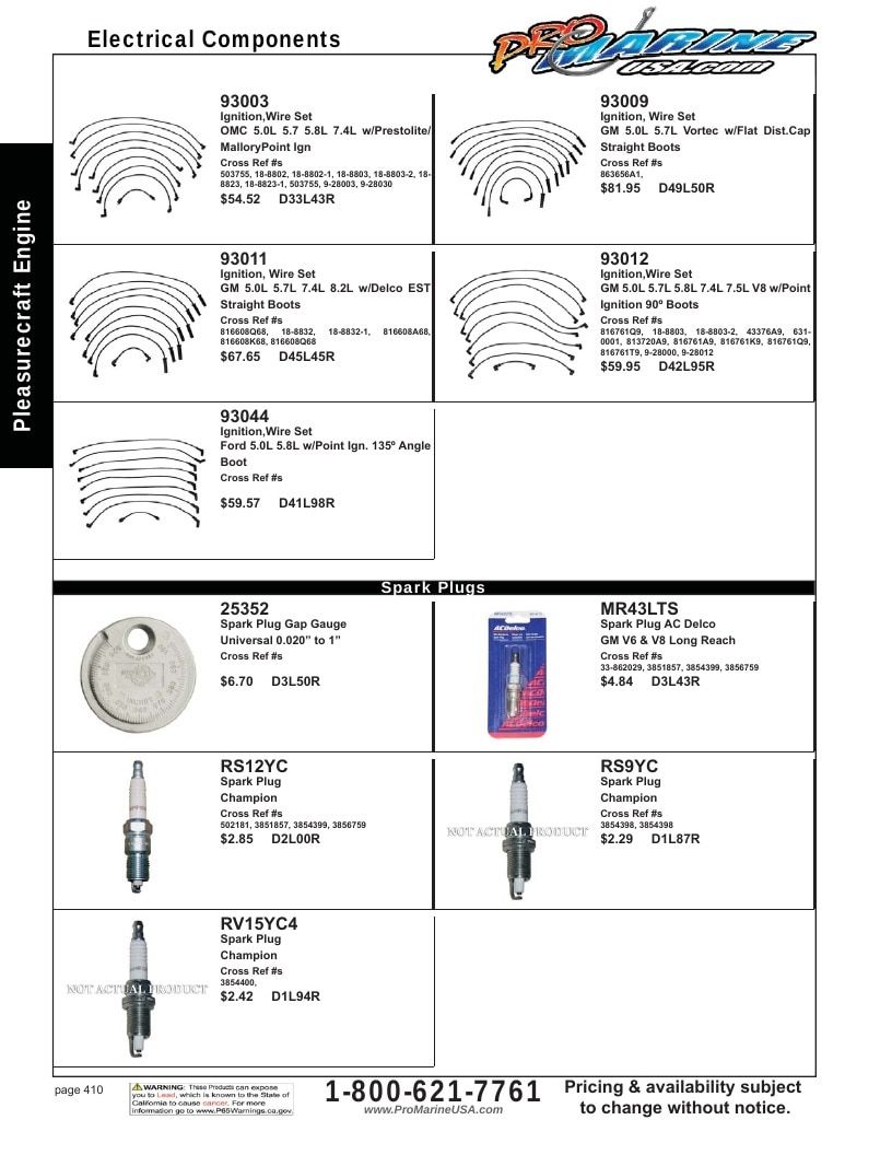 Pro Marine USA Inboard and Sterndrive Parts Catalog Weekly Ad January 1 - December 31, 2026