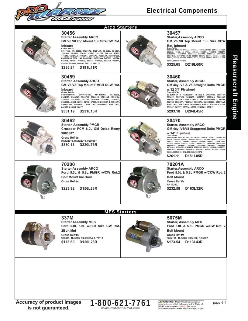 Pro Marine USA Inboard and Sterndrive Parts Catalog Weekly Ad January 1 - December 31, 2026