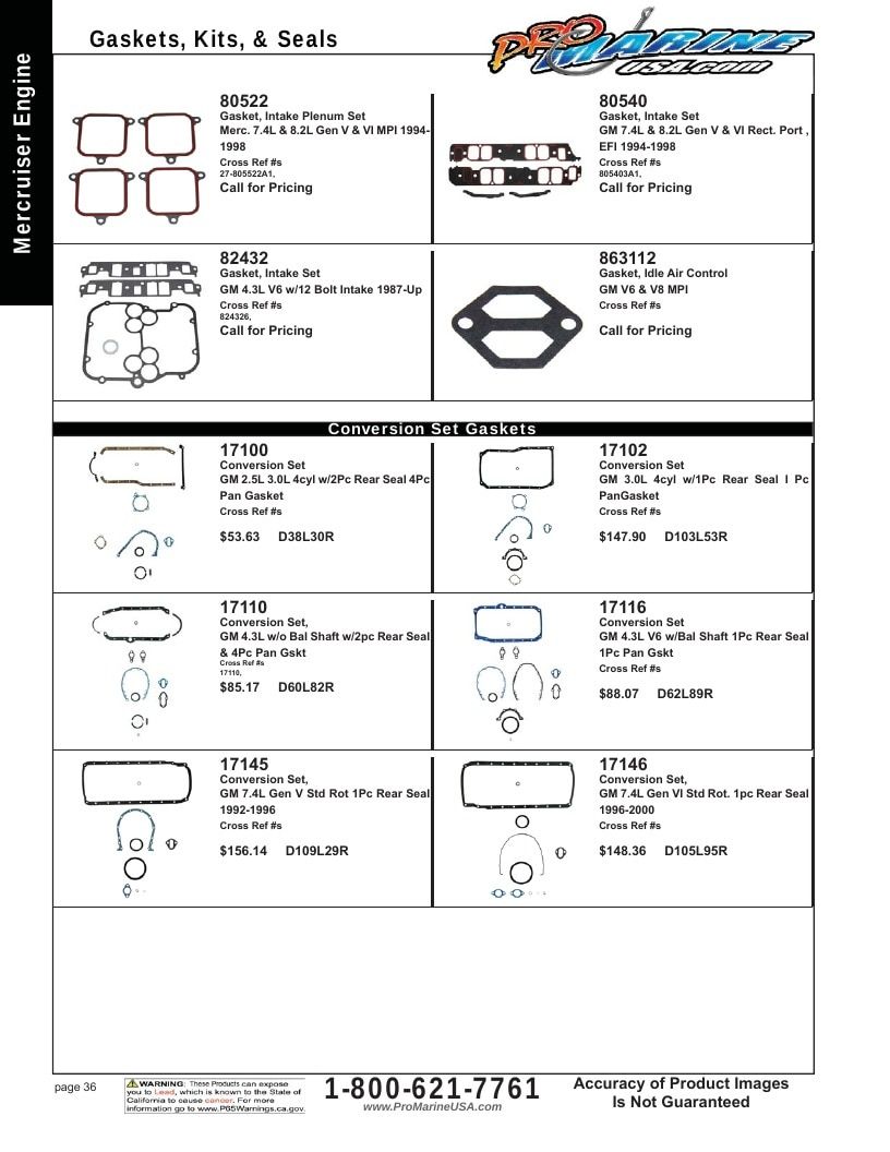 Pro Marine USA Inboard and Sterndrive Parts Catalog Weekly Ad January 1 - December 31, 2026