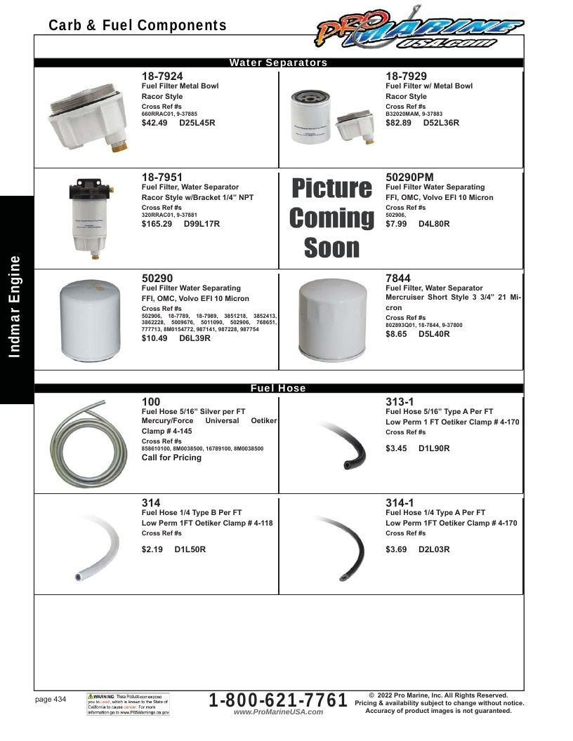 Pro Marine USA Inboard and Sterndrive Parts Catalog Weekly Ad January 1 - December 31, 2026