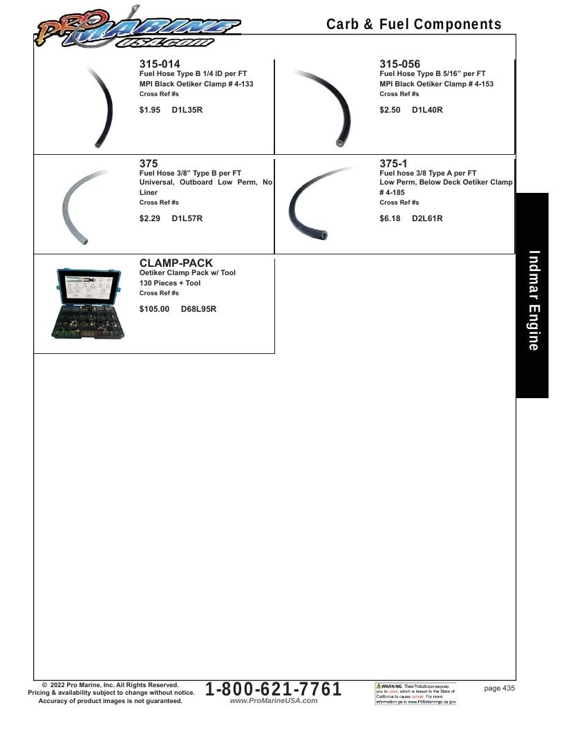 Pro Marine USA Inboard and Sterndrive Parts Catalog Weekly Ad January 1 - December 31, 2026