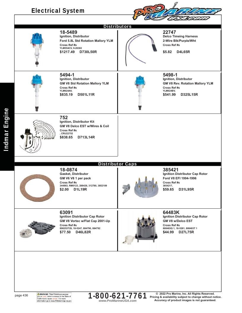 Pro Marine USA Inboard and Sterndrive Parts Catalog Weekly Ad January 1 - December 31, 2026