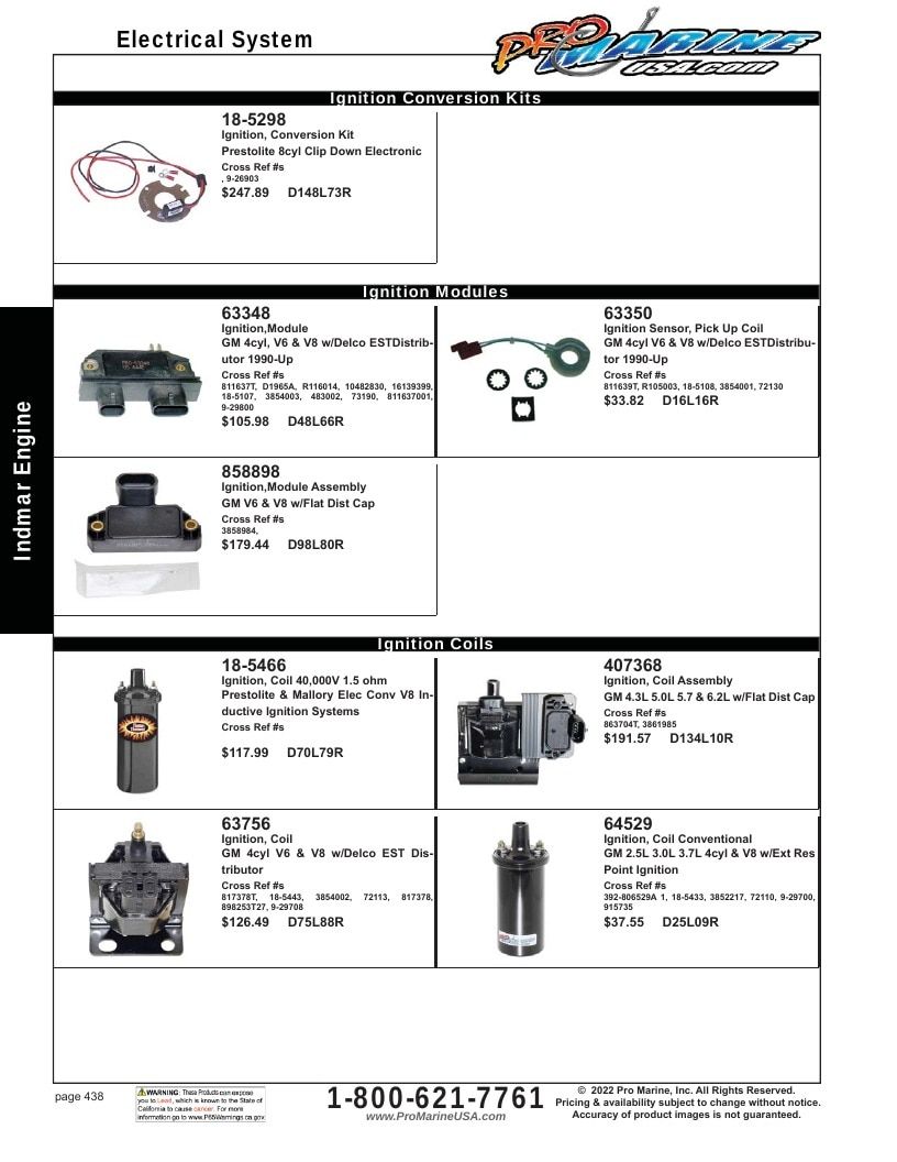 Pro Marine USA Inboard and Sterndrive Parts Catalog Weekly Ad January 1 - December 31, 2026