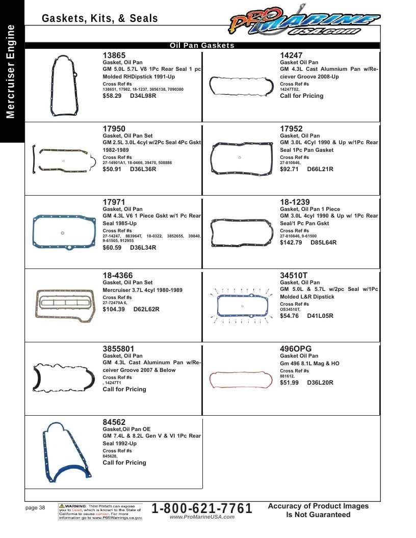 Pro Marine USA Inboard and Sterndrive Parts Catalog Weekly Ad January 1 - December 31, 2026