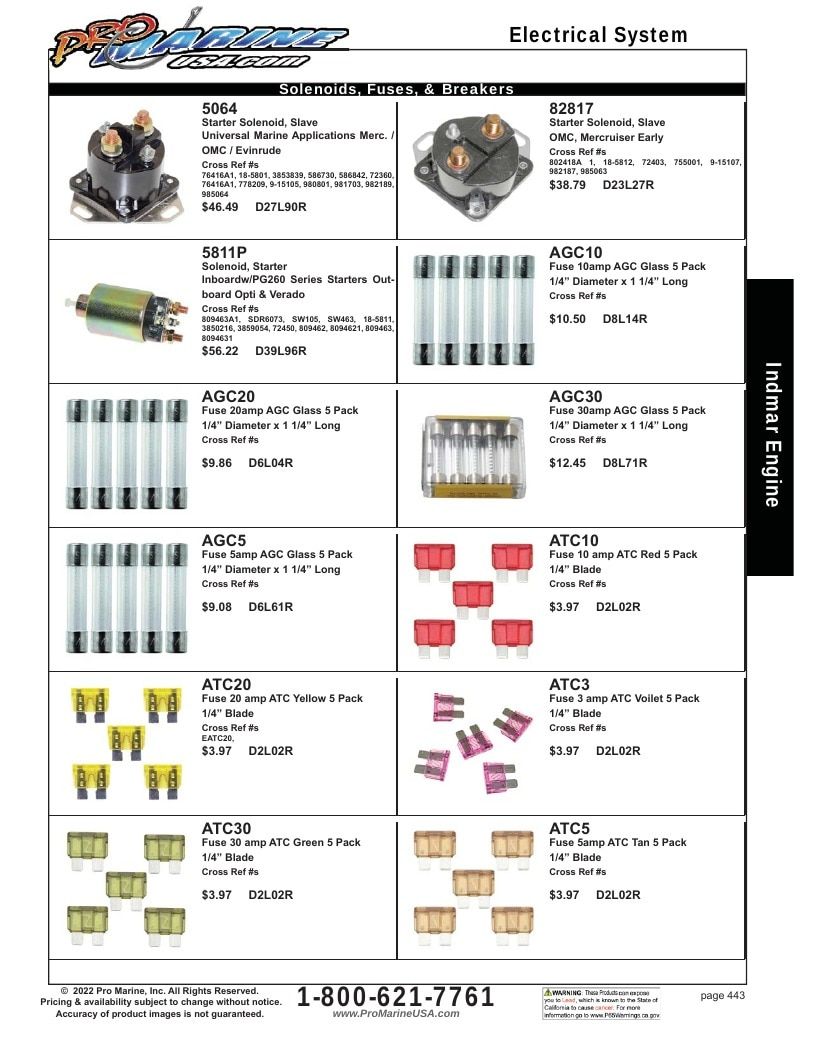 Pro Marine USA Inboard and Sterndrive Parts Catalog Weekly Ad January 1 - December 31, 2026
