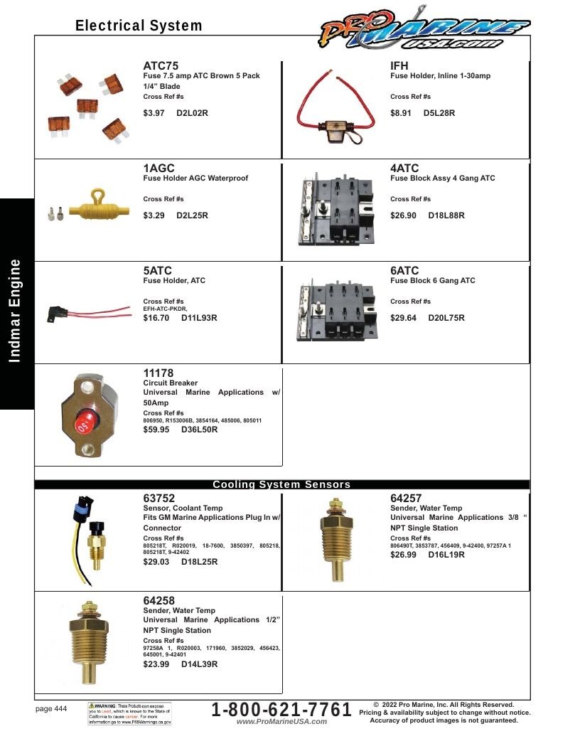 Pro Marine USA Inboard and Sterndrive Parts Catalog Weekly Ad January 1 - December 31, 2026