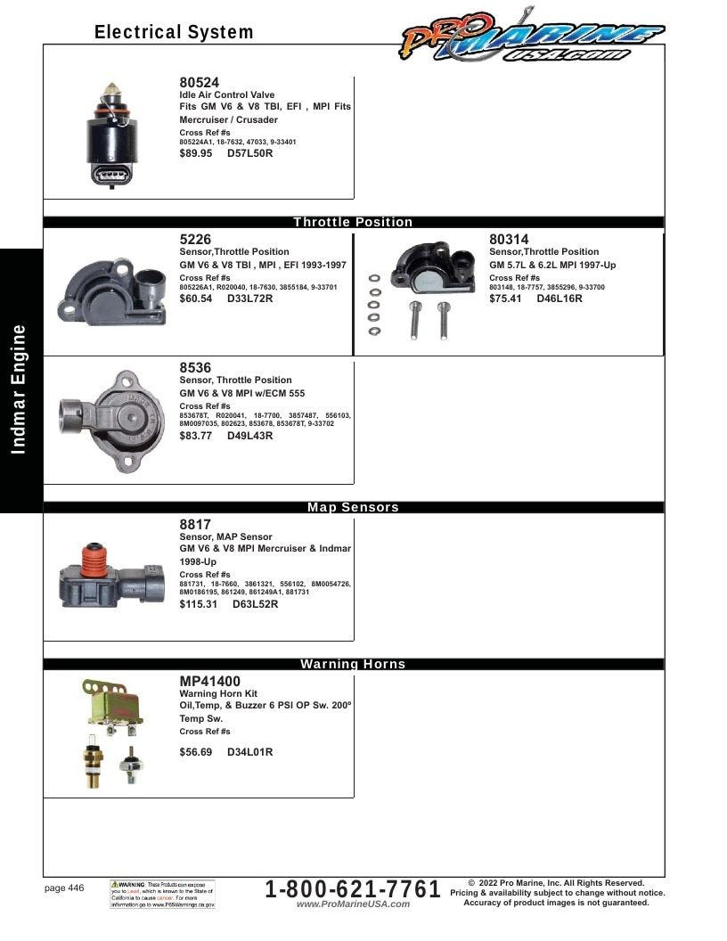 Pro Marine USA Inboard and Sterndrive Parts Catalog Weekly Ad January 1 - December 31, 2026