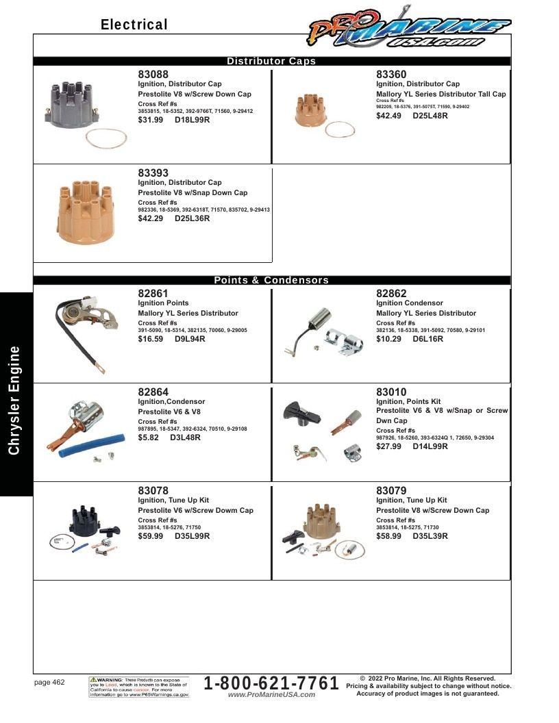 Pro Marine USA Inboard and Sterndrive Parts Catalog Weekly Ad January 1 - December 31, 2026
