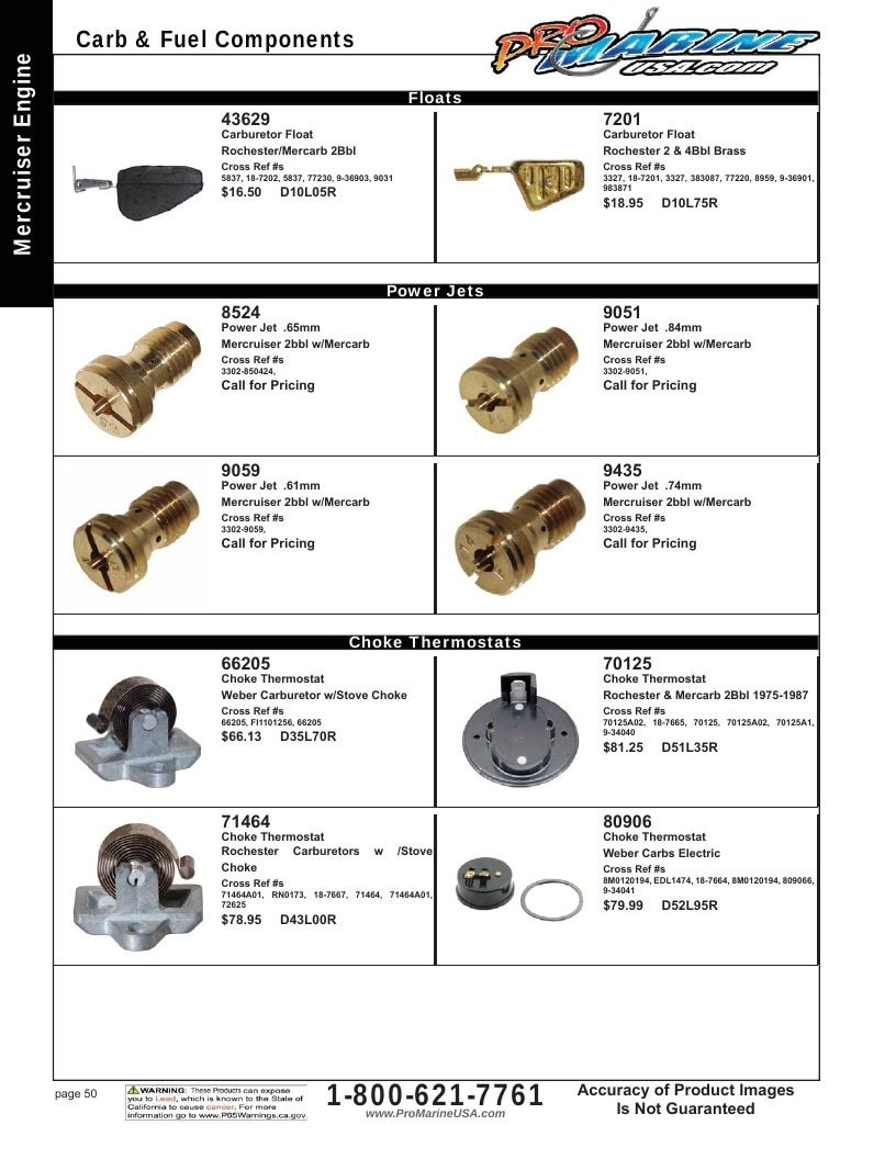 Pro Marine USA Inboard and Sterndrive Parts Catalog Weekly Ad January 1 - December 31, 2026