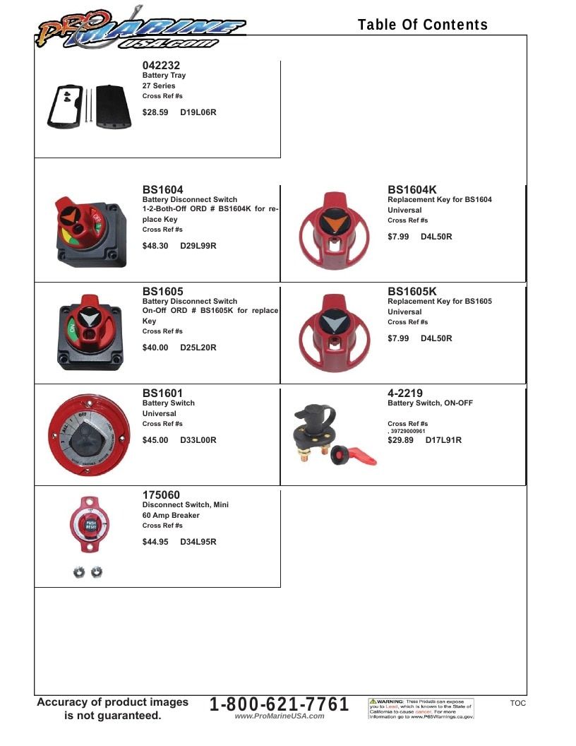 Pro Marine USA Inboard and Sterndrive Parts Catalog Weekly Ad January 1 - December 31, 2026
