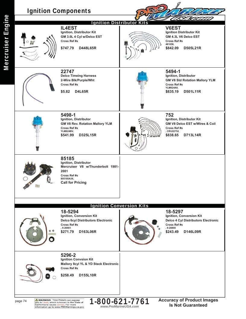 Pro Marine USA Inboard and Sterndrive Parts Catalog Weekly Ad January 1 - December 31, 2026