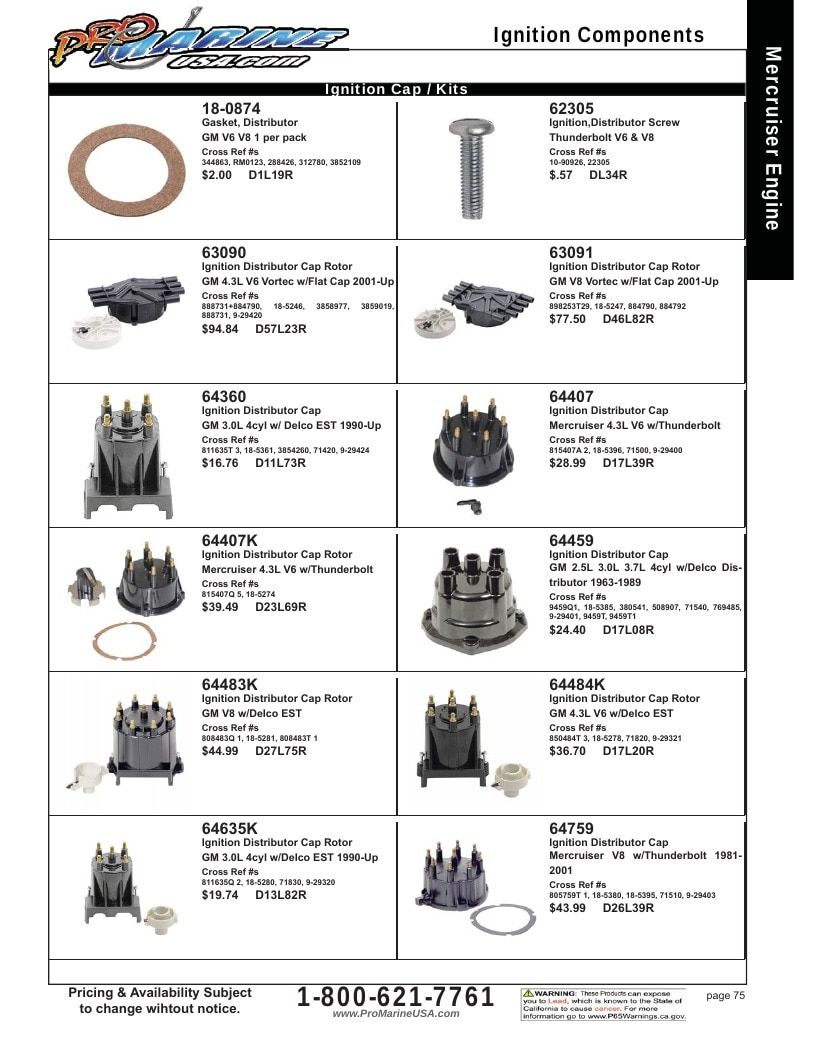 Pro Marine USA Inboard and Sterndrive Parts Catalog Weekly Ad January 1 - December 31, 2026