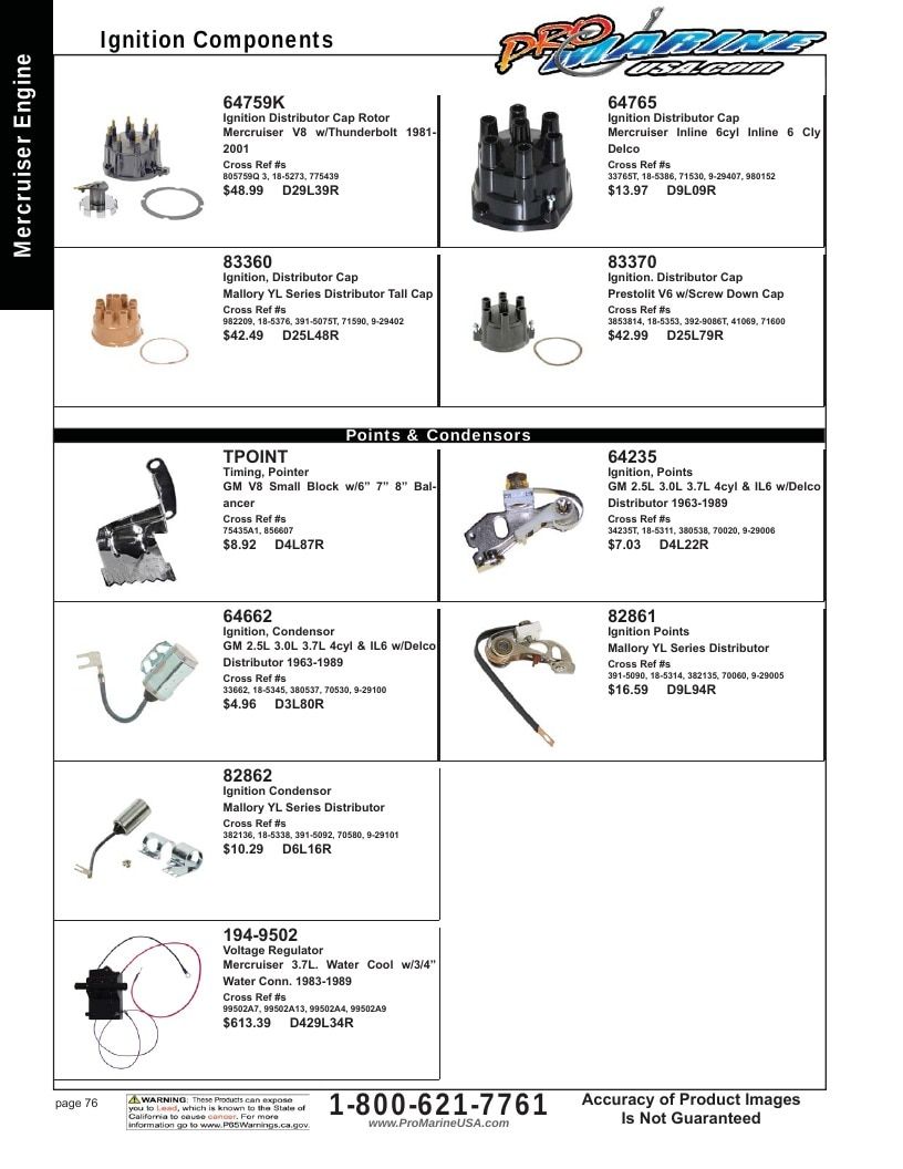 Pro Marine USA Inboard and Sterndrive Parts Catalog Weekly Ad January 1 - December 31, 2026